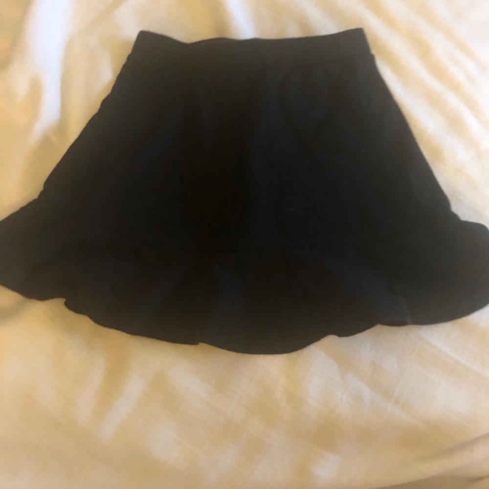 Girls Black Skort